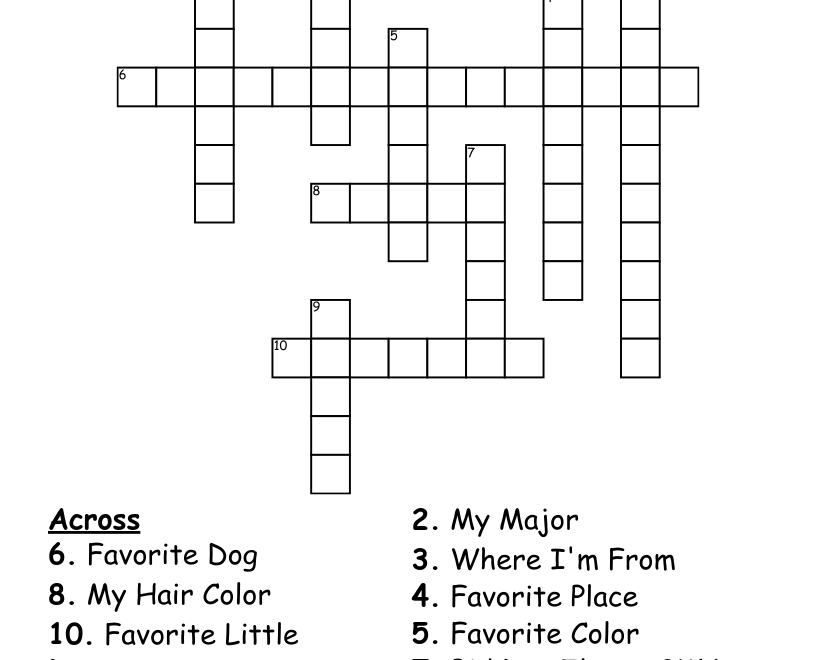 Clue 2 Crossword WordMint