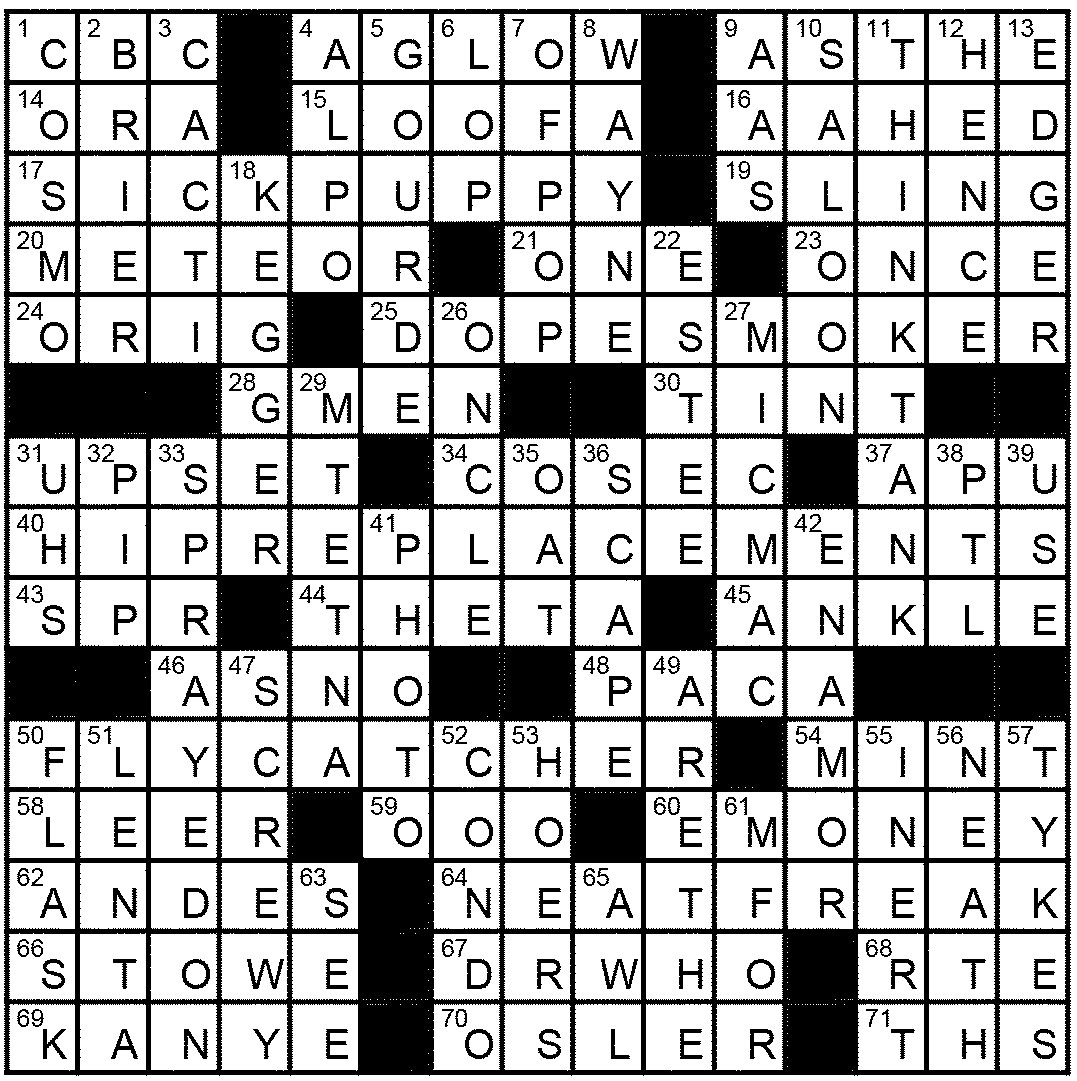 Printable Crossword Puzzels With Solutions Printable Crossword Puzzels With Solutions