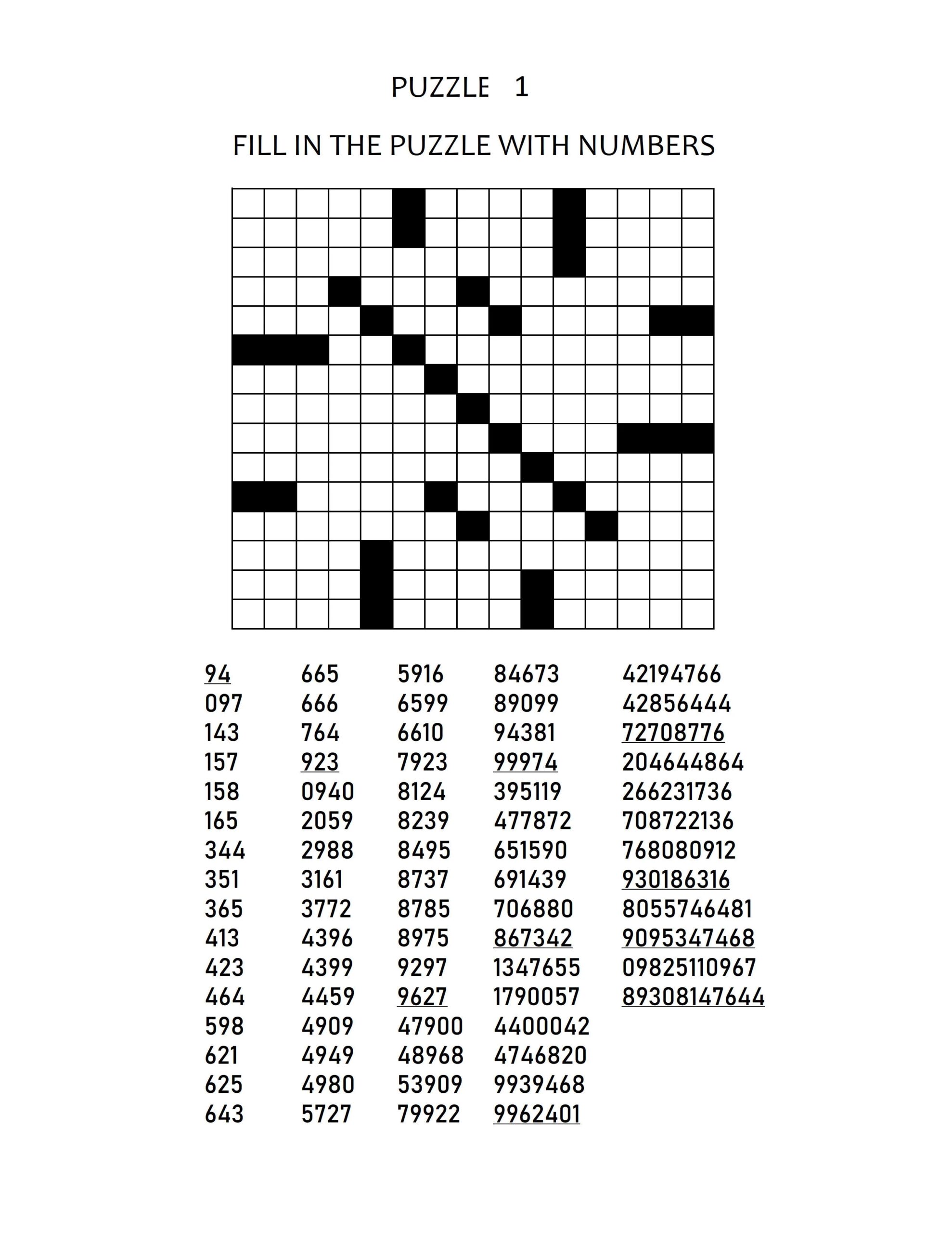 Create Number Fill In Puzzles With Solutions For Amazon Kdp By Taures Fiverr