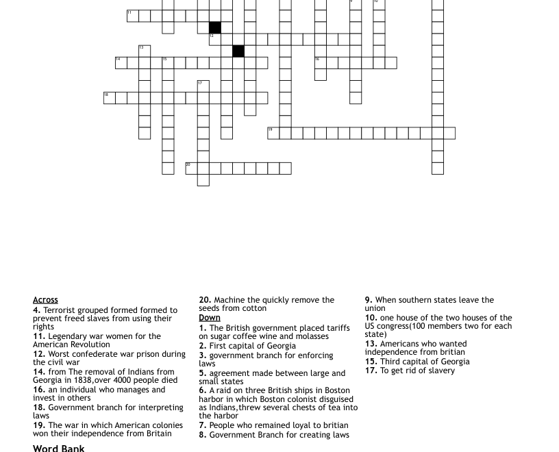 Create Your Own Crossword Puzzle WordMint