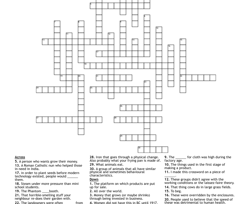 Crossroads Ch 5 Crossword WordMint