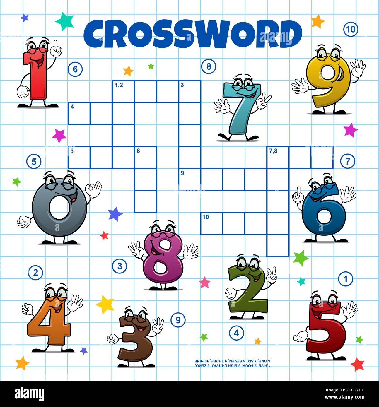 Number Crossword Puzzles Printable Number Crosswordeasy