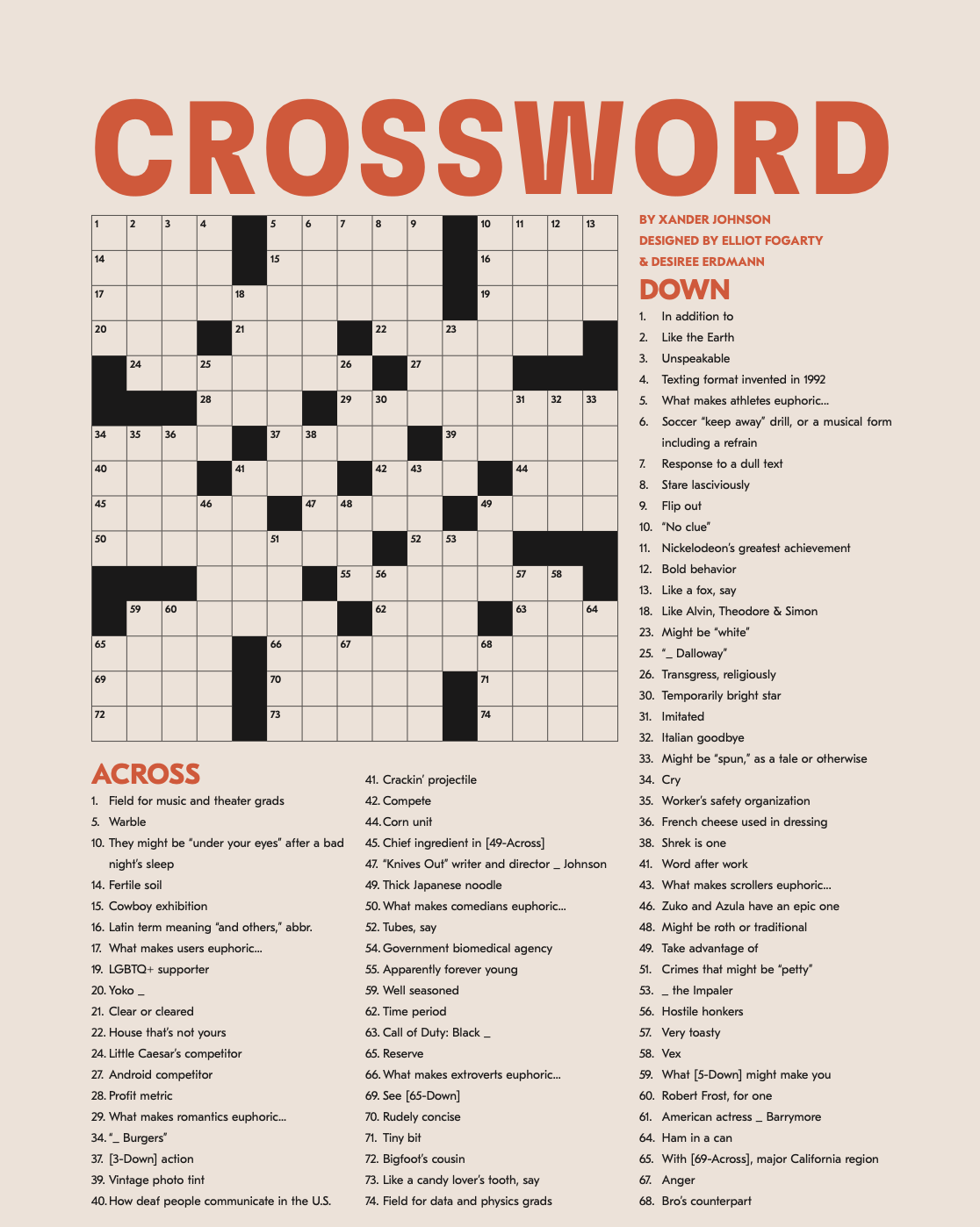 Nytimes Crossword Puzzle Printable Free