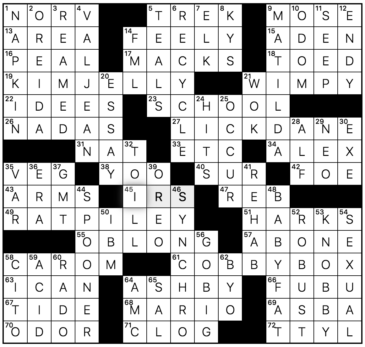 Crossword Puzzle A Quarantine Time passer For The Sports deprived Fan The Athletic