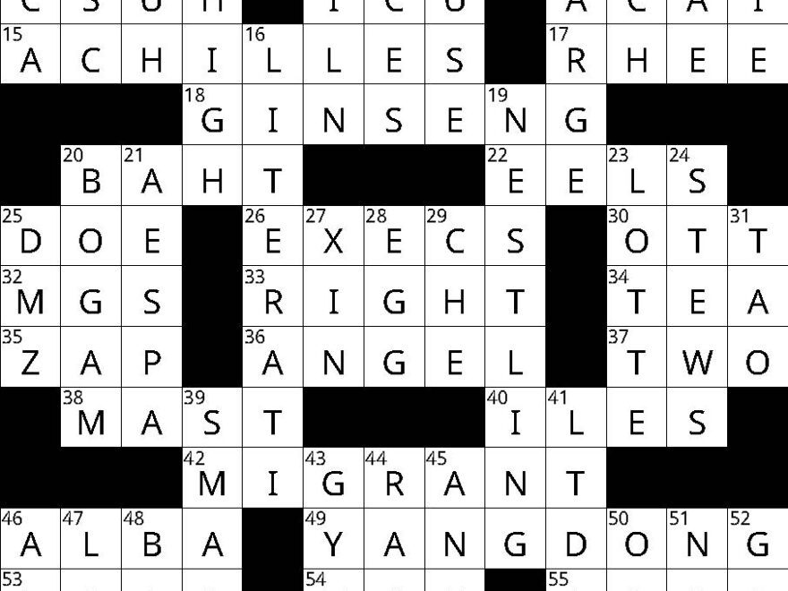 Crossword Puzzle Answers For April 2023 Gwangju News