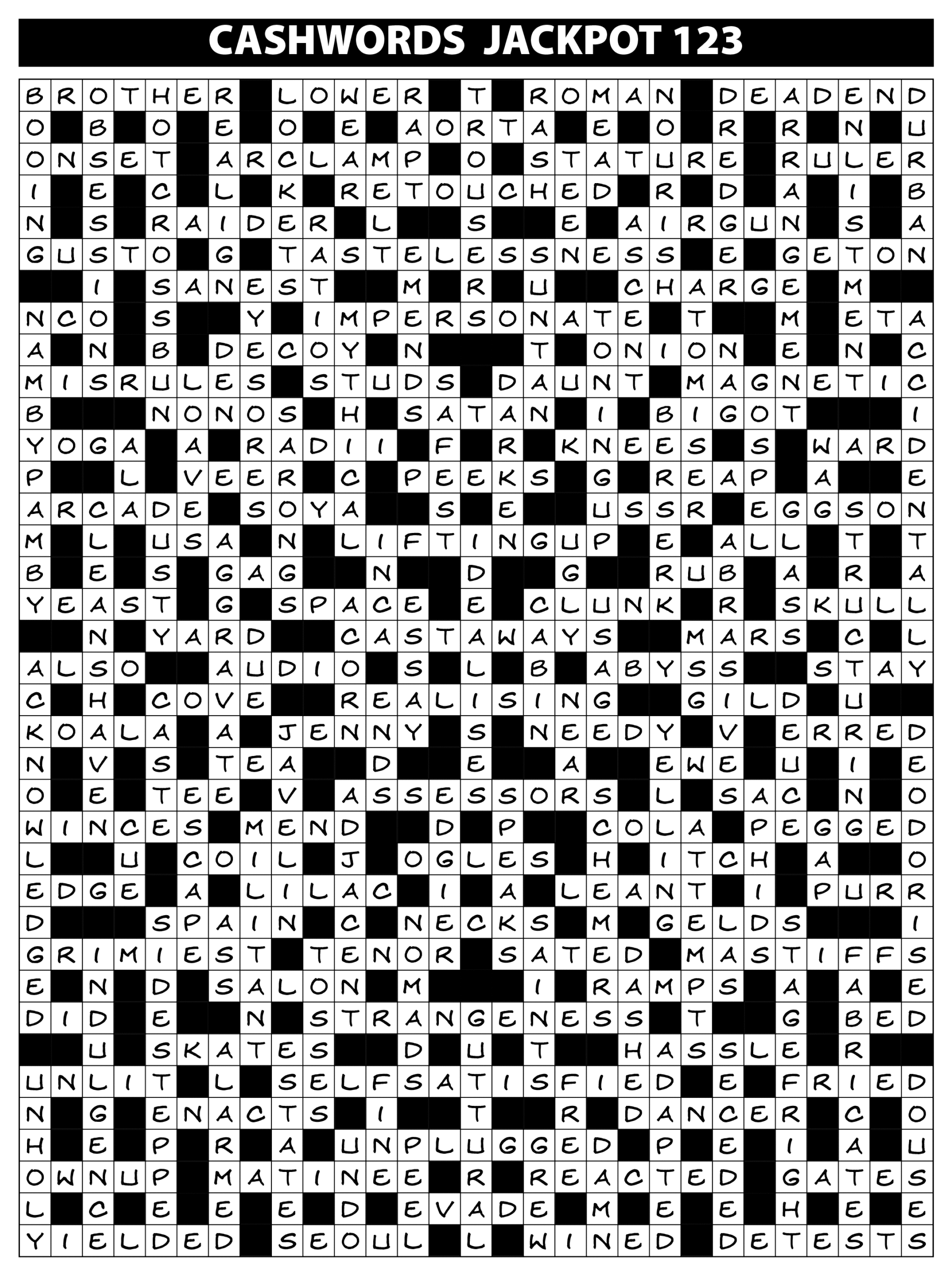 Crossword Puzzle Collection Solutions Issue 123 Lovatts Crossword Puzzles Games Trivia Crossword Puzzle Collection Solutions Issue 123 Lovatts Crossword Puzzles Games Trivia