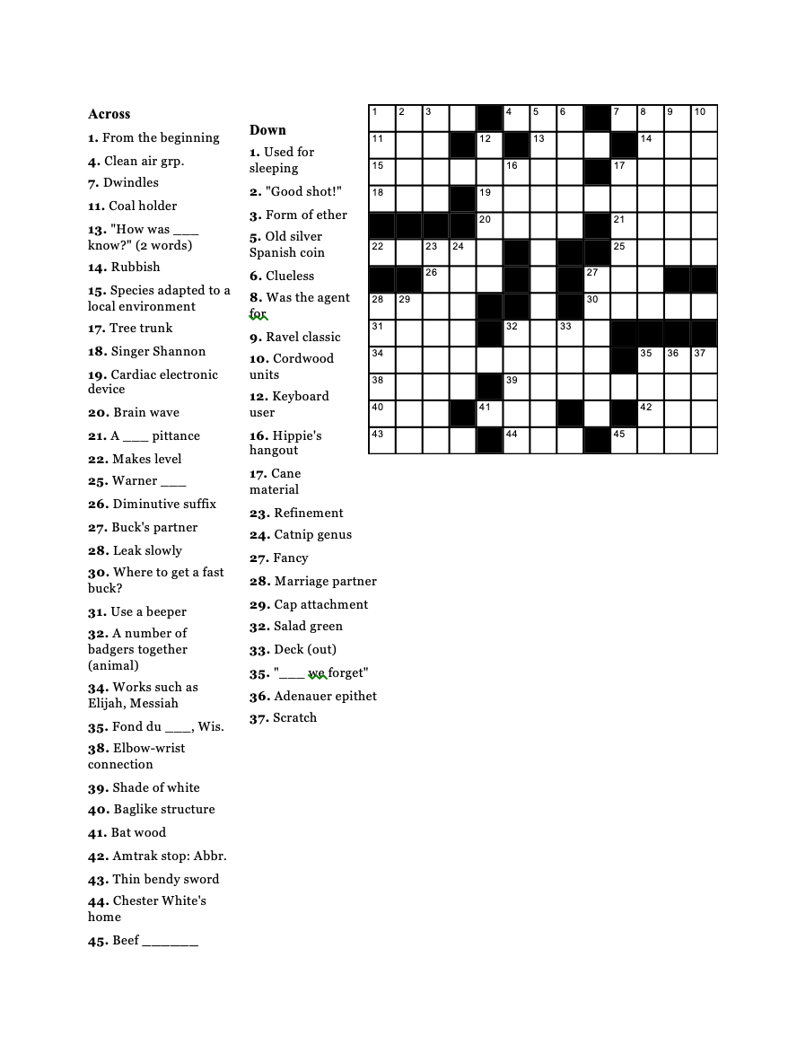 Crossword Puzzle October 17 2018 Geneva Shore Report Crossword Puzzle October 17 2018 Geneva Shore Report