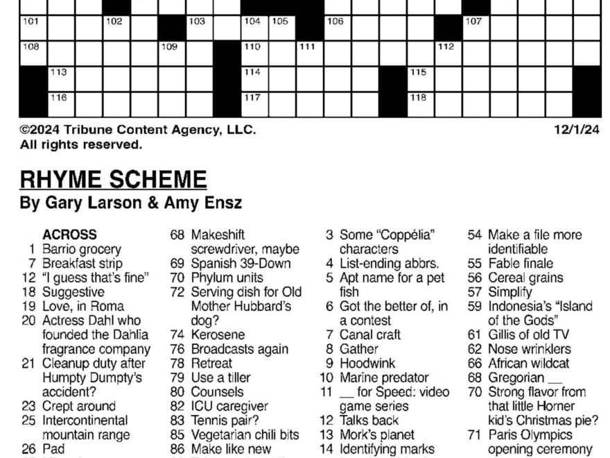 Crossword Puzzler Puzzles