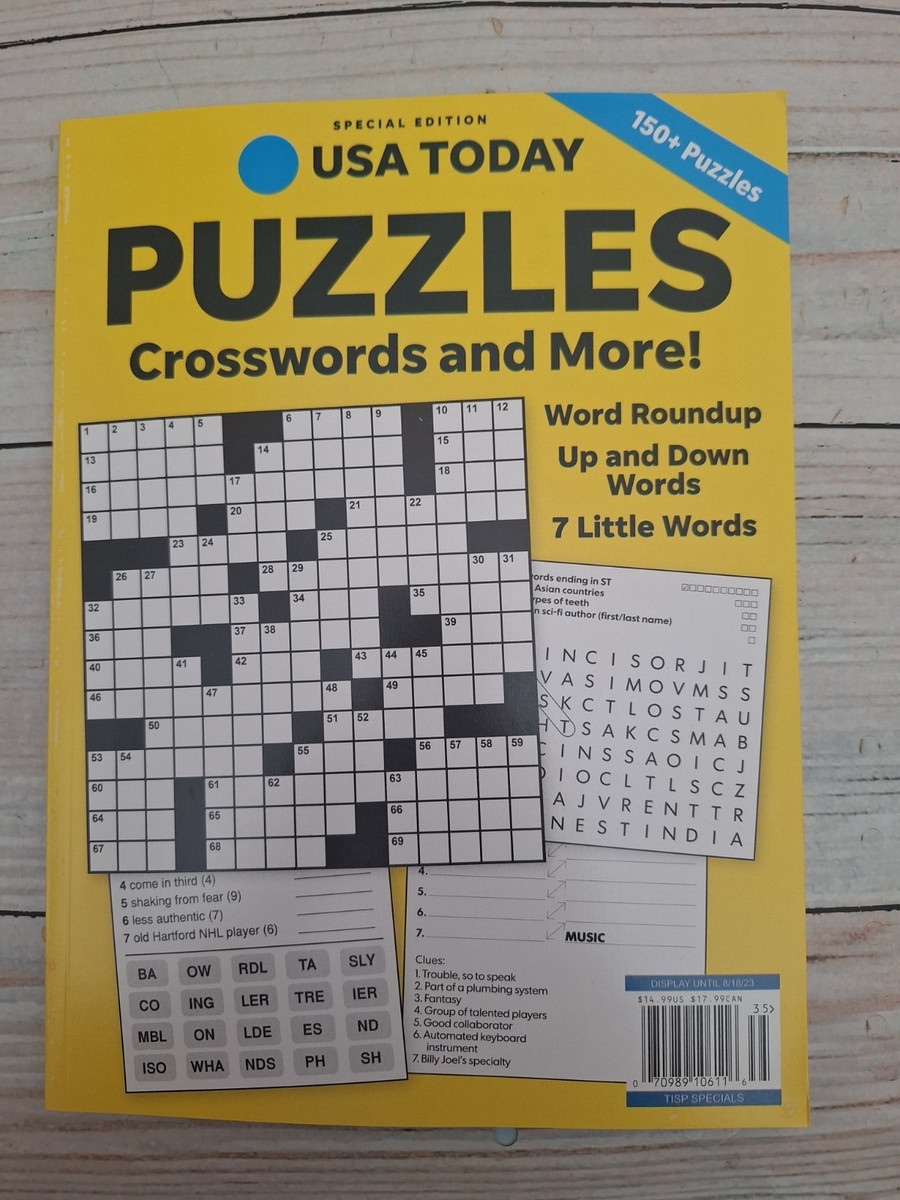 Usa Today Sunday Printable Crossword Puzzles Free