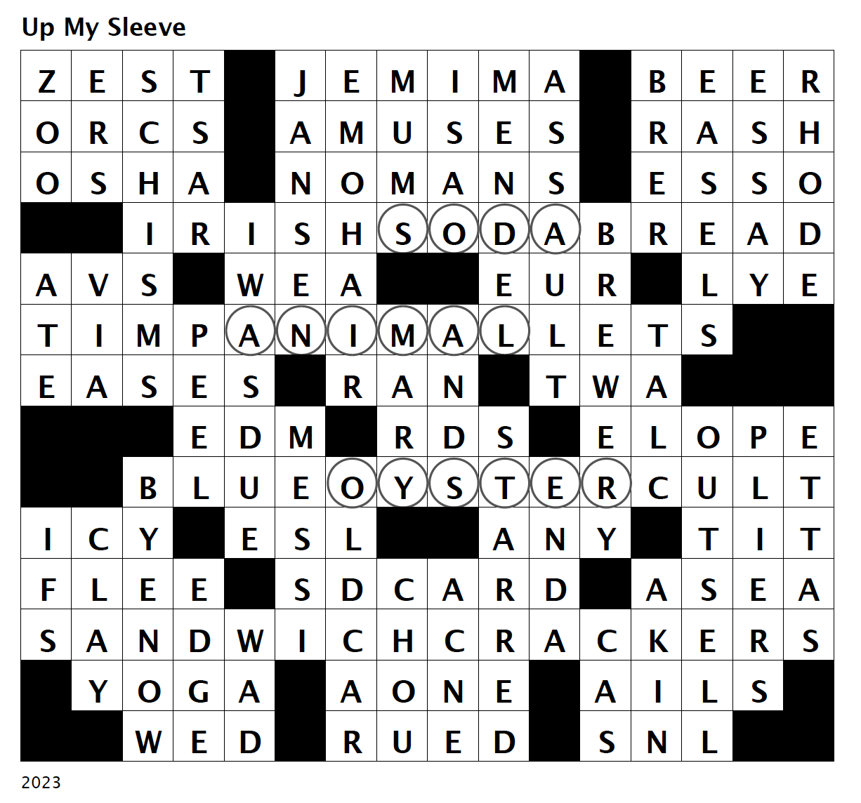 Crossword Solutions Charlotte Magazine