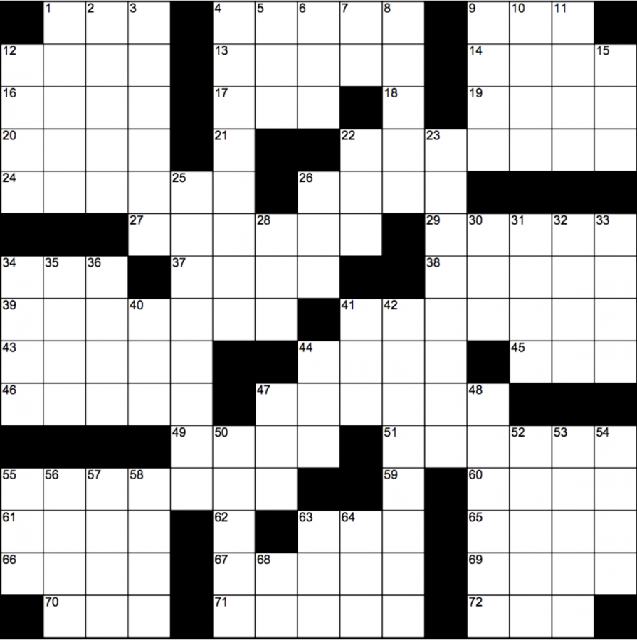 Crossword The Oberlin Review Crossword The Oberlin Review