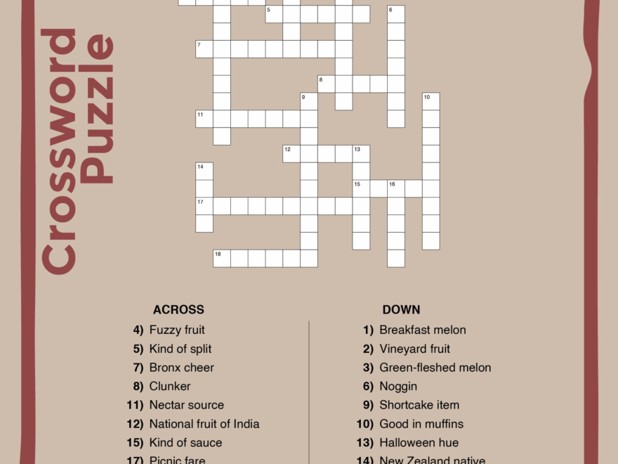 Crosswords For Adults 13 Free PDF Printables Printablee