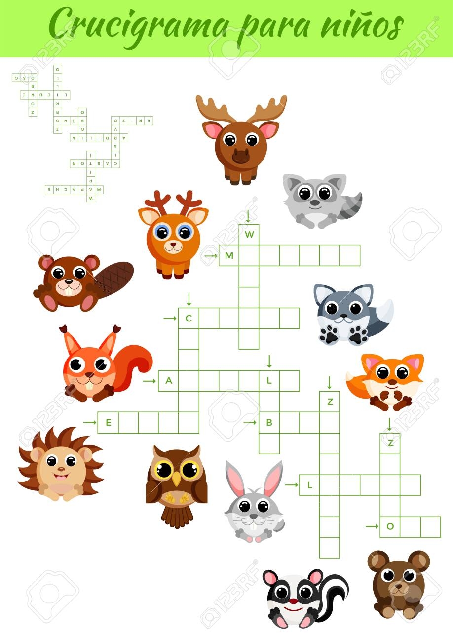 Crucigrama Para Ni os Crossword For Kids Crossword Game With Pictures Kids Activity Worksheet Colorful Printable Version Educational Game For Study Spanish Words Vector Stock Illustration Royalty Free SVG Cliparts Vectors And Crucigrama Para Ni os Crossword For Kids Crossword Game With Pictures Kids Activity Worksheet Colorful Printable Version Educational Game For Study Spanish Words Vector Stock Illustration Royalty Free SVG Cliparts Vectors And