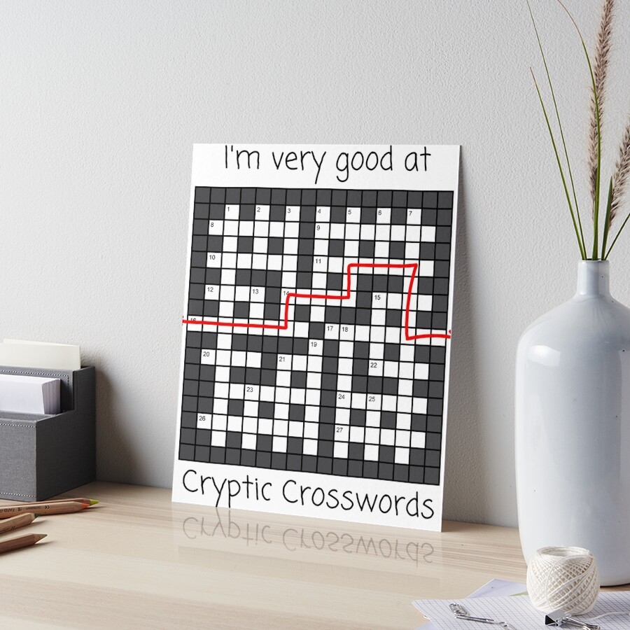 Cryptic Crosswords Art Board Print For Sale By CJ Cusack Redbubble Cryptic Crosswords Art Board Print For Sale By CJ Cusack Redbubble