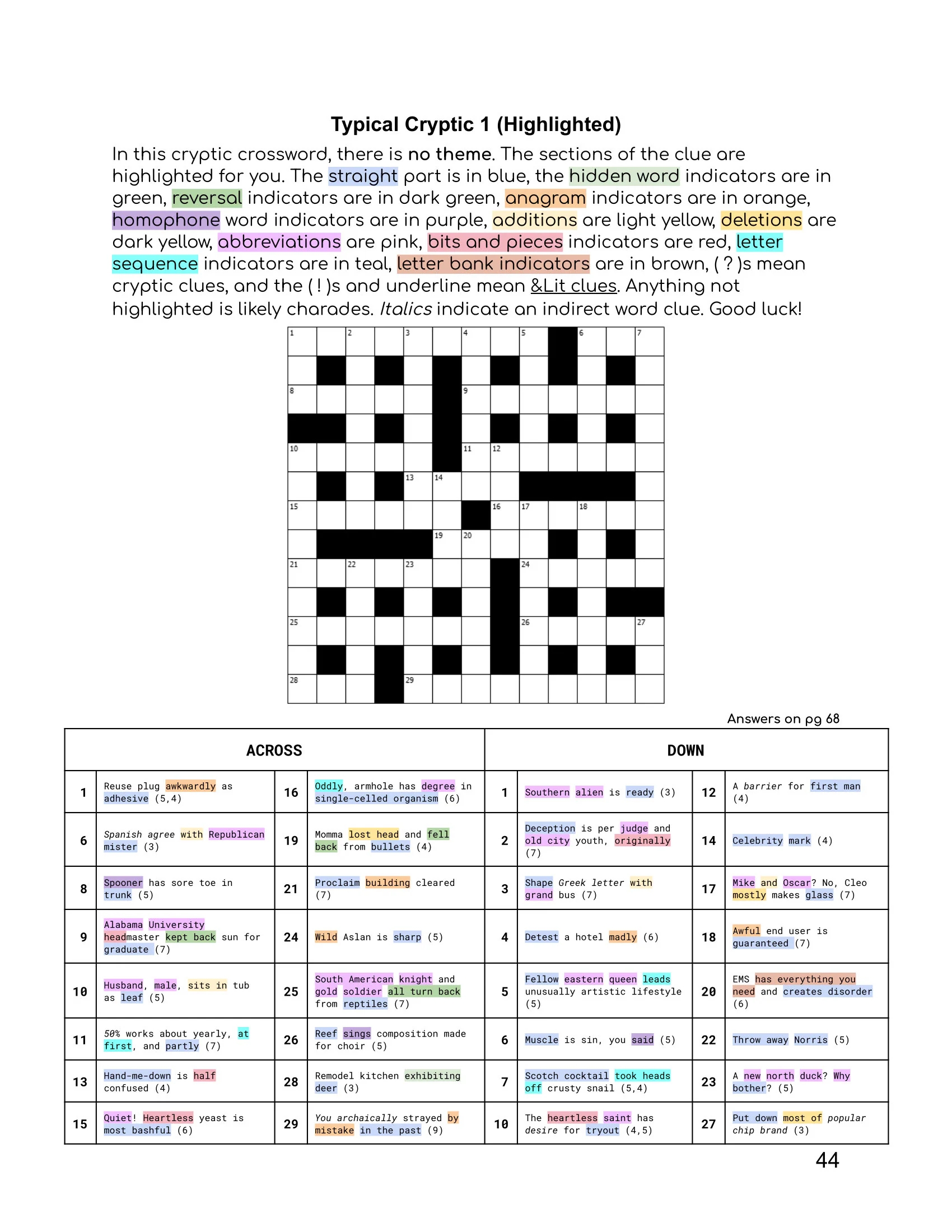 Cryptic Crosswords For Beginners Ebook How To Play Guided Step by step Walkthrough Hidden Word Clues Anagrams Homophones More Etsy Cryptic Crosswords For Beginners Ebook How To Play Guided Step by step Walkthrough Hidden Word Clues Anagrams Homophones More Etsy