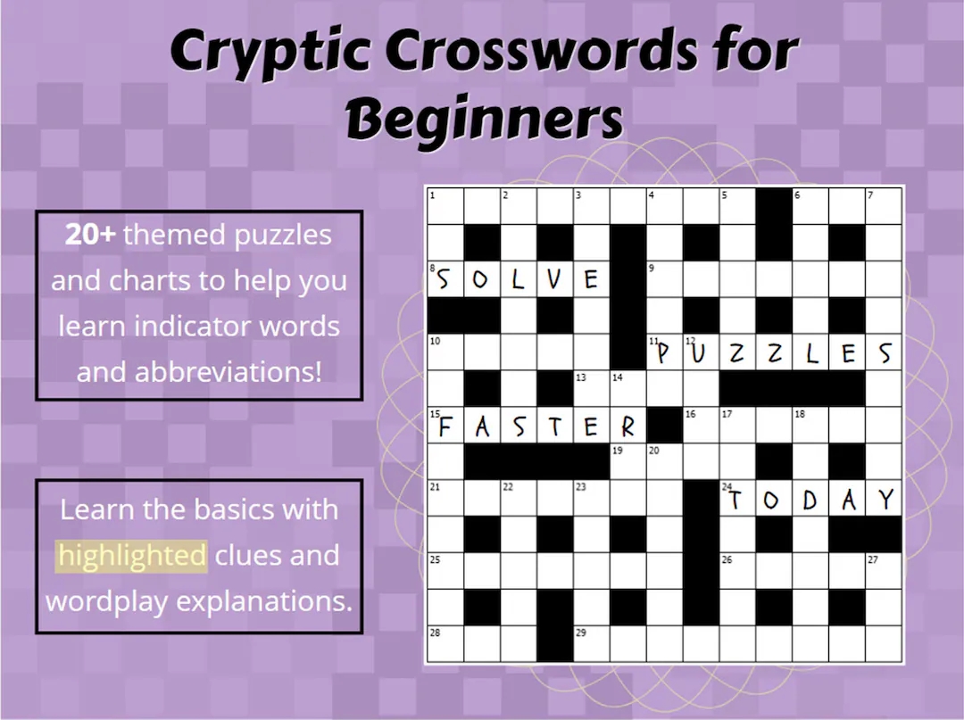 Cryptic Crosswords For Beginners Ebook How To Play Guided Step by step Walkthrough Hidden Word Clues Anagrams Homophones More Etsy Cryptic Crosswords For Beginners Ebook How To Play Guided Step by step Walkthrough Hidden Word Clues Anagrams Homophones More Etsy