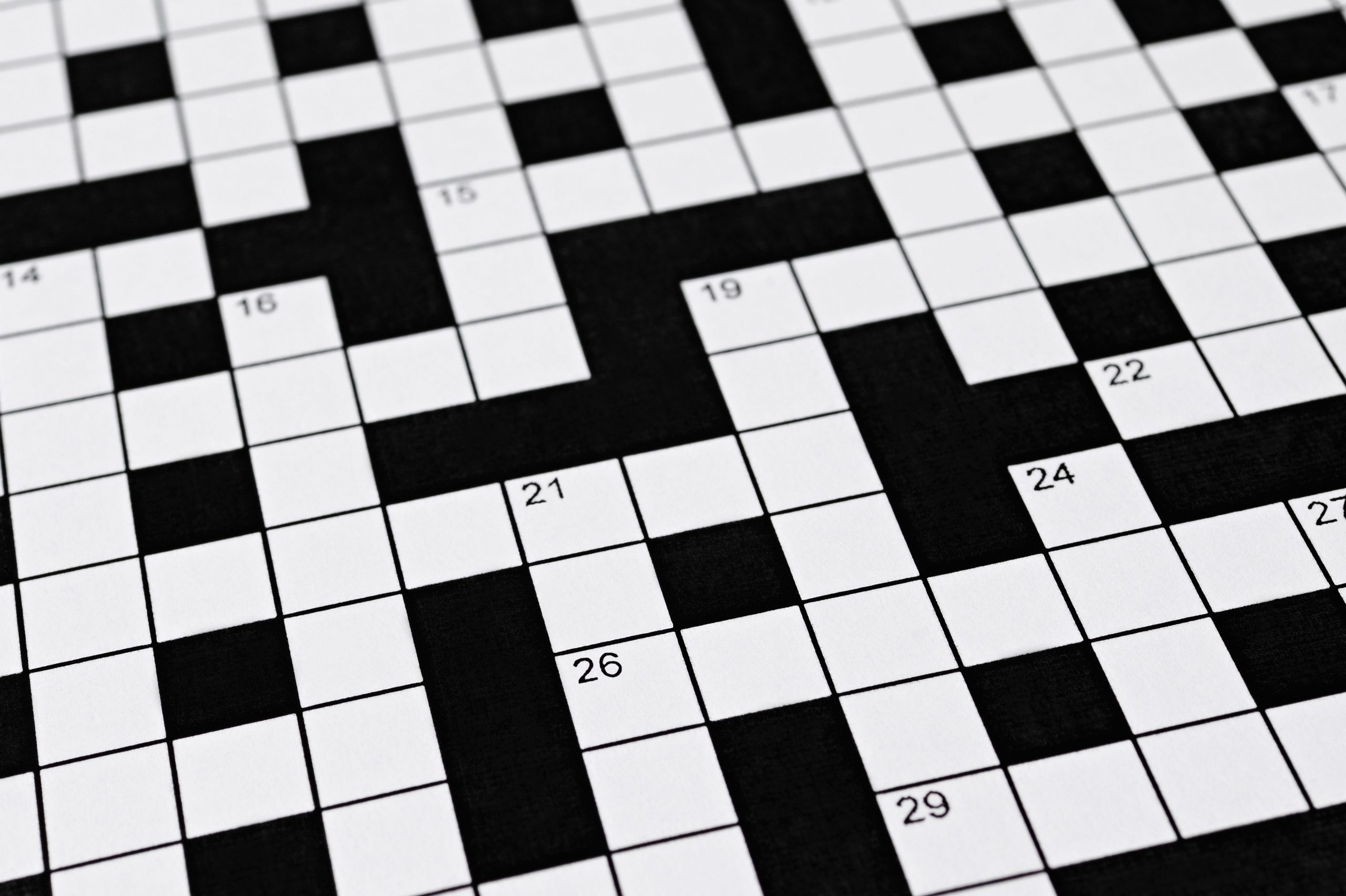 Printable Crossword Framwork Printable Crossword Framwork