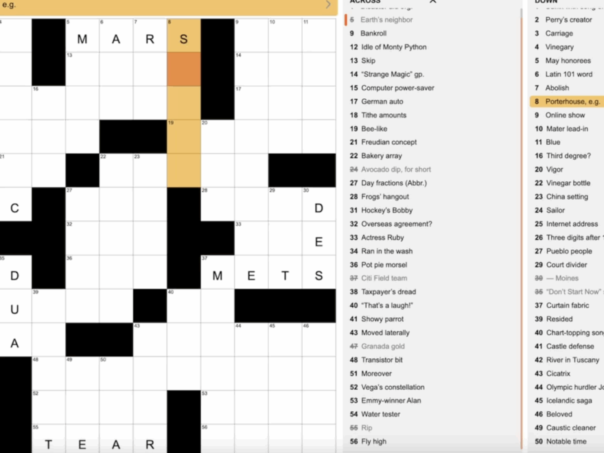 Daily Crossword Online Play At Coolmath Games Worksheets Library