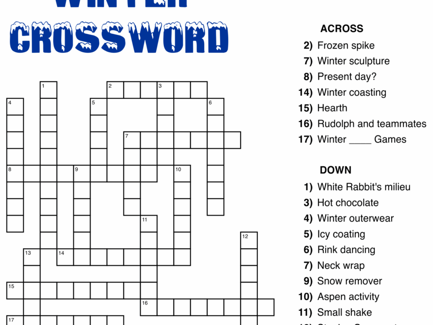 Daily Crossword Online Play At Coolmath Games Worksheets Library