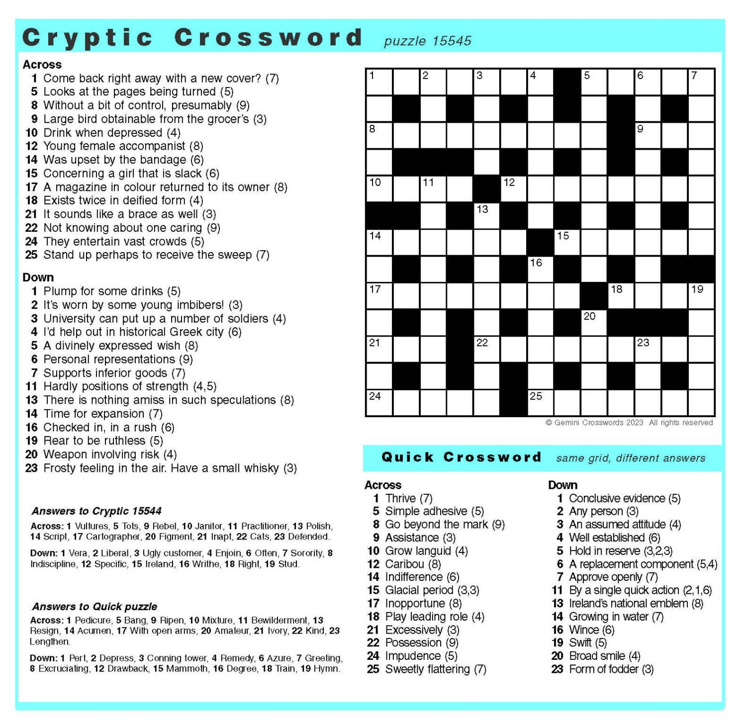 Printable Crossword Daily Printable Crossword Daily