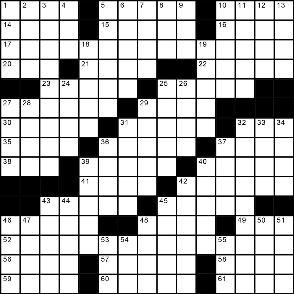December Crossword The Castle Pines Connection