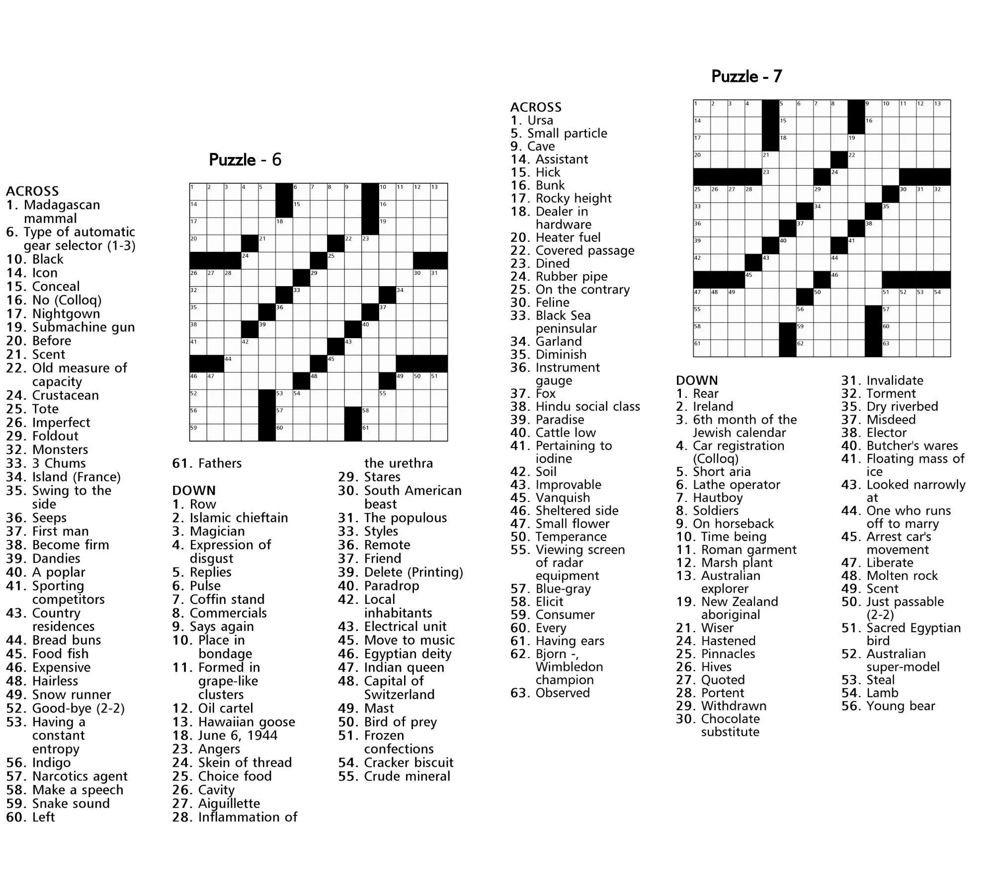Ny Times Crossword Free Printable Ny Times Crossword Free Printable