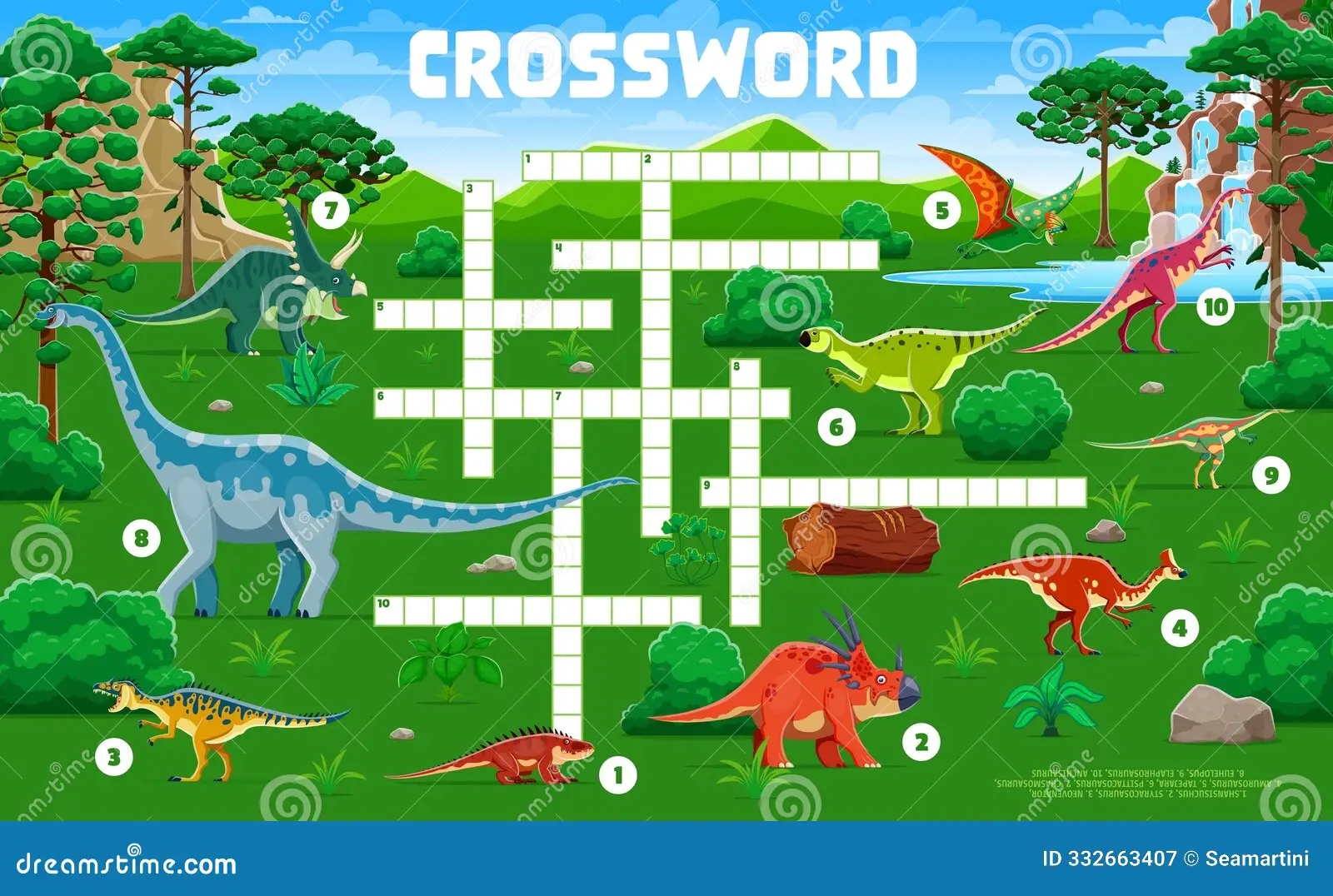 Printable Dinosaur Crossword Puzzles Printable Dinosaur Crossword Puzzles