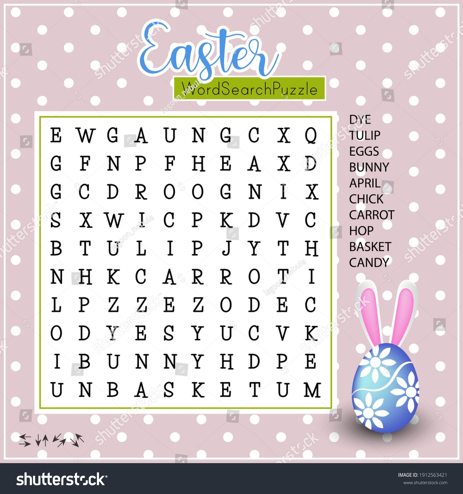 Easter Word Search Puzzle Educational Game Stock Vector Royalty Free 1912563421 Shutterstock Easter Word Search Puzzle Educational Game Stock Vector Royalty Free 1912563421 Shutterstock