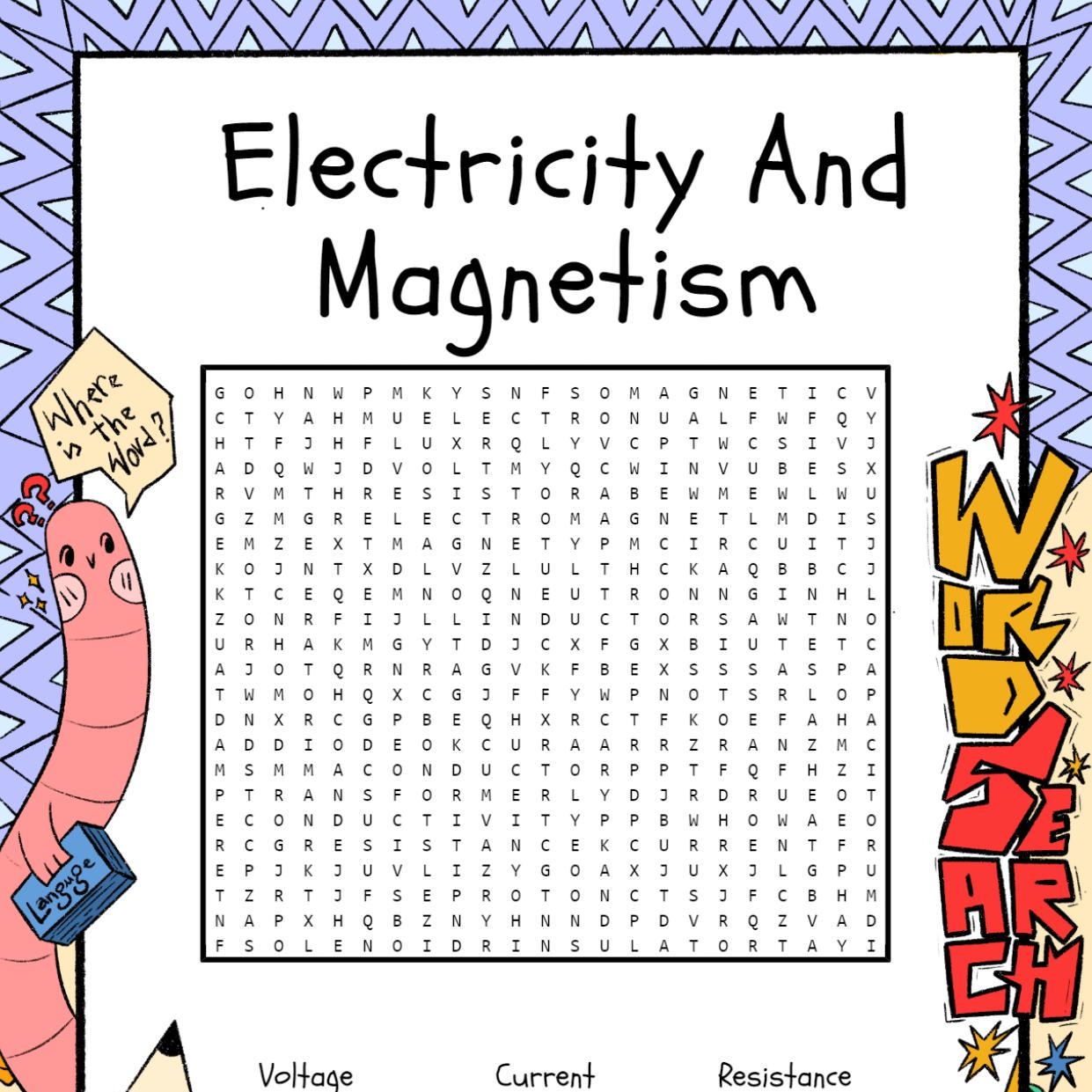 Electricity And Magnetism Word Search Puzzles Self Care Puzzles Printable Word Search Puzzles Instant Download Etsy Electricity And Magnetism Word Search Puzzles Self Care Puzzles Printable Word Search Puzzles Instant Download Etsy