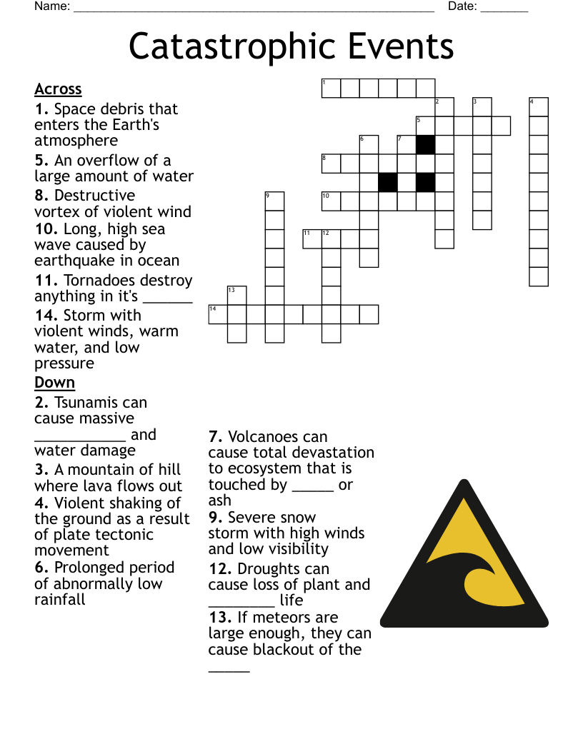 Space Crossword Puzzle Printable
