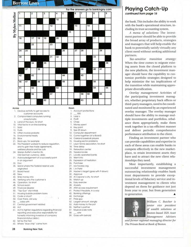 Printable Wall Street Journal Crossword Puzzle Printable Wall Street Journal Crossword Puzzle