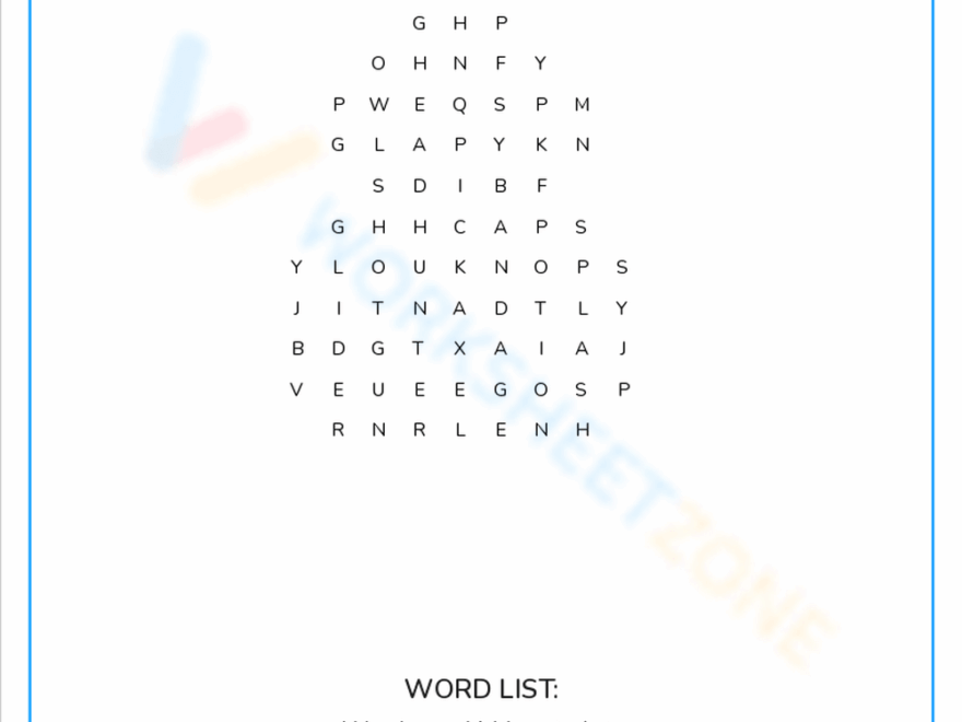 Fortnite Word Search Worksheets Printable