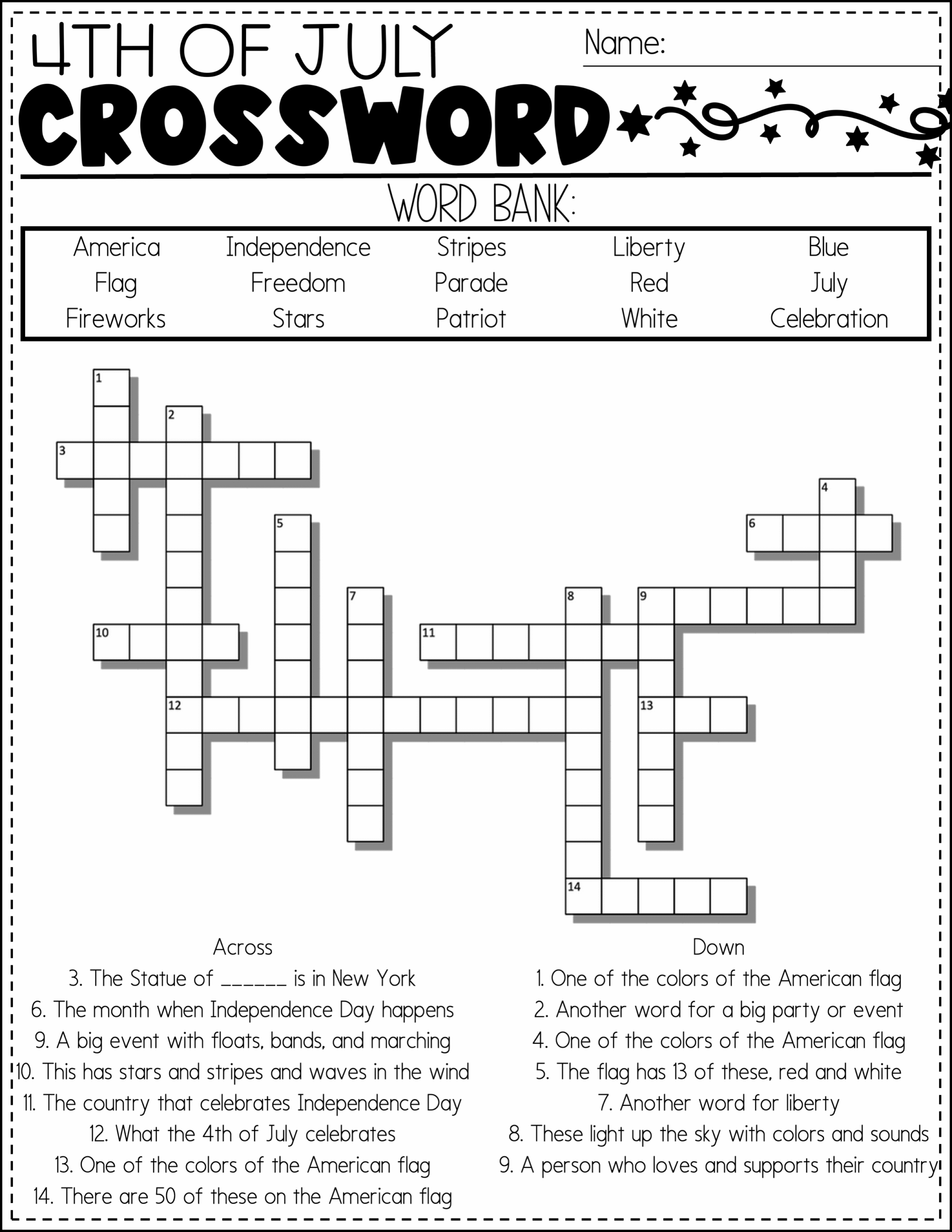 Fourth Of July Activity Packet Word Search Maze Crossword Word Scramble Teaching Ideas Made Easy Fourth Of July Activity Packet Word Search Maze Crossword Word Scramble Teaching Ideas Made Easy