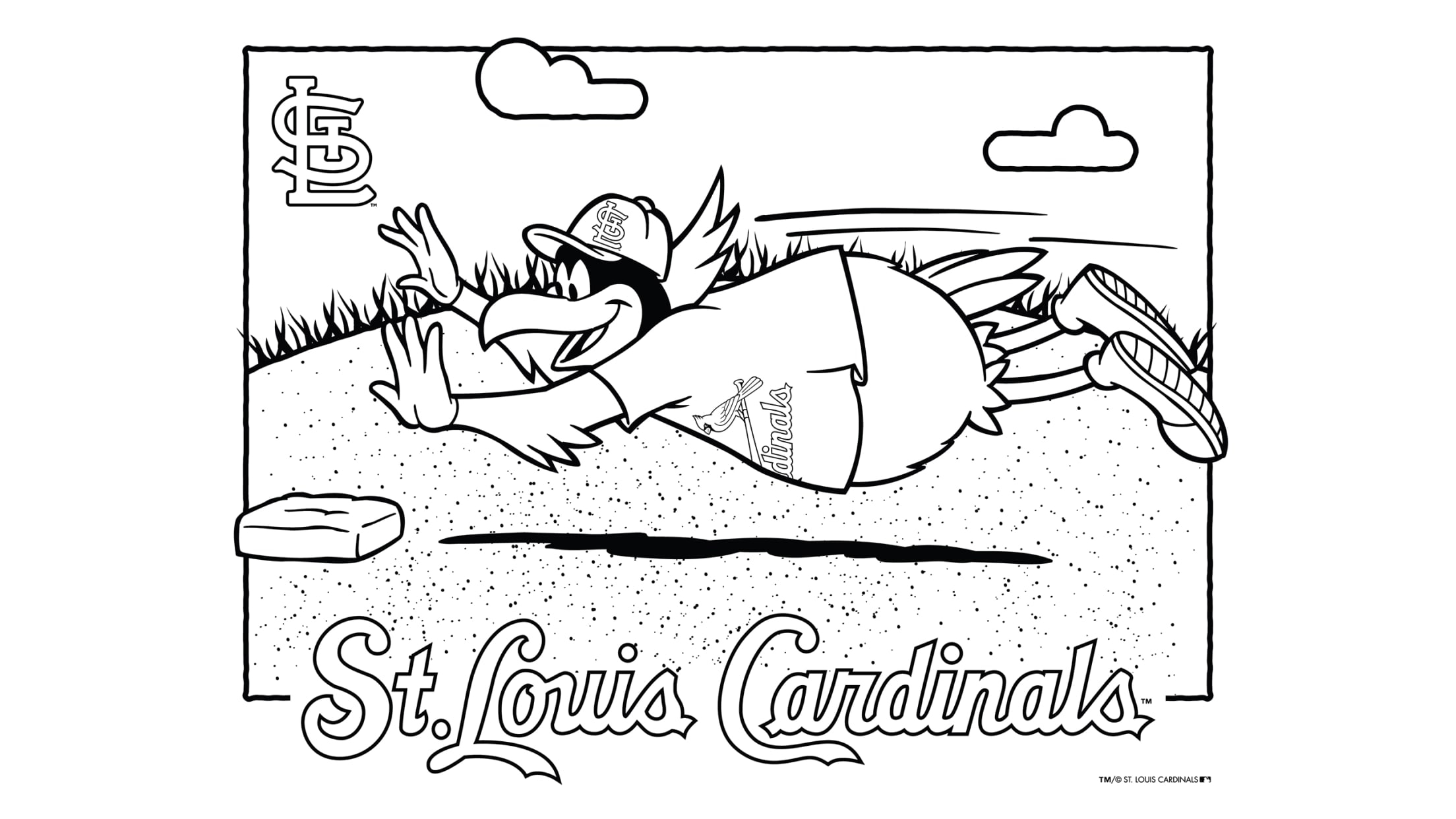 Fredbird Activities St Louis Cardinals