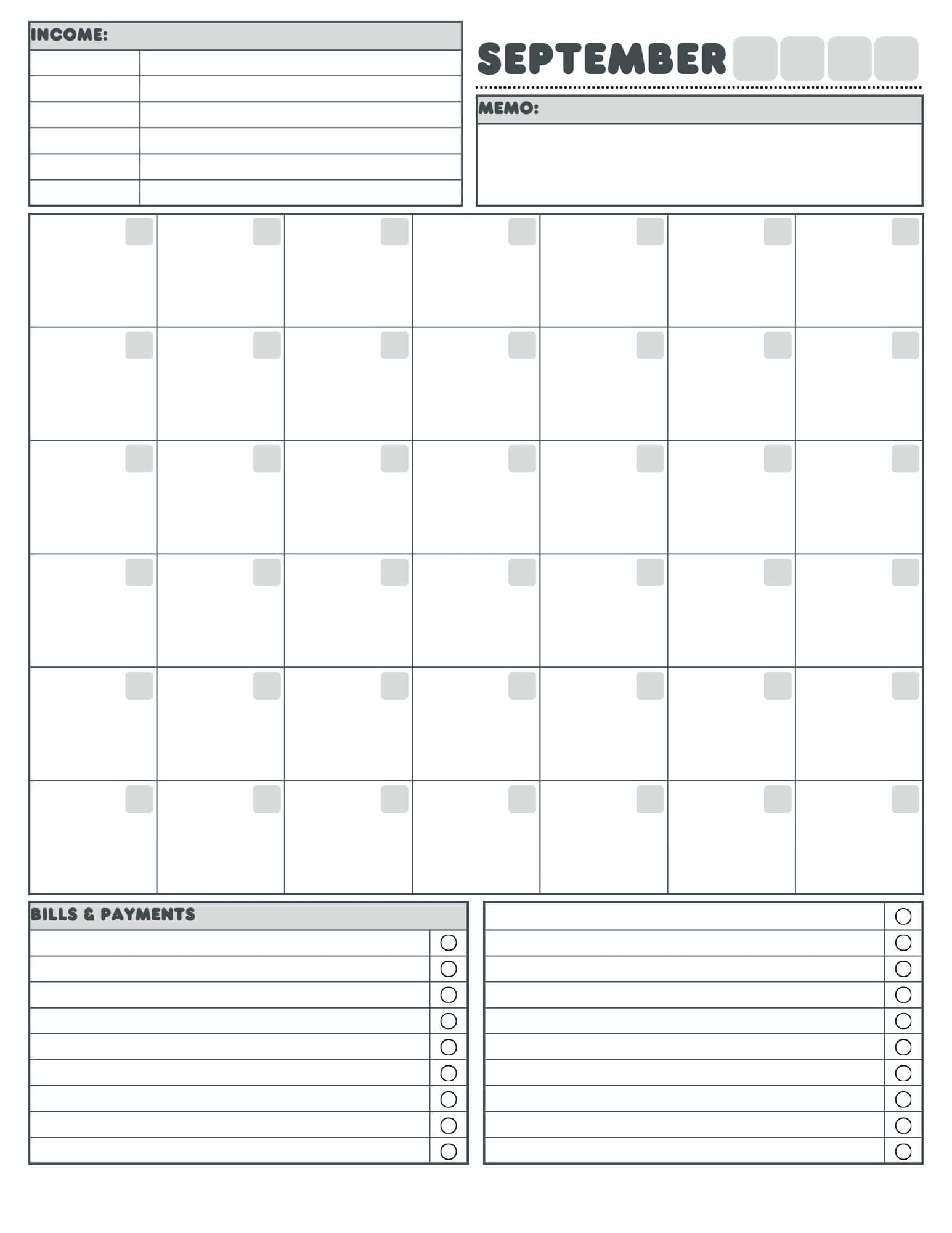Monthly Expenses Crossword Printable Monthly Expenses Crossword Printable