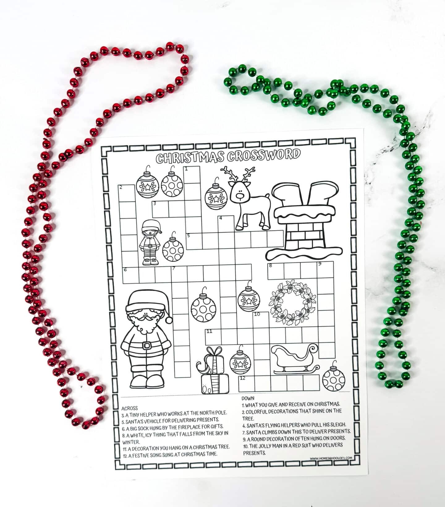 Free Christmas Crossword Printable Free Christmas Crossword Printable