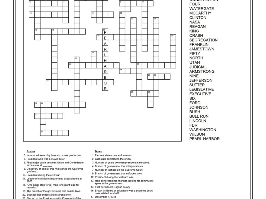 Free Crosswords Puzzle History Hard 2 Includes Answer Sheet Surviving The O Printable Crossword Puzzles Crossword Puzzles Free Printable Crossword Puzzles