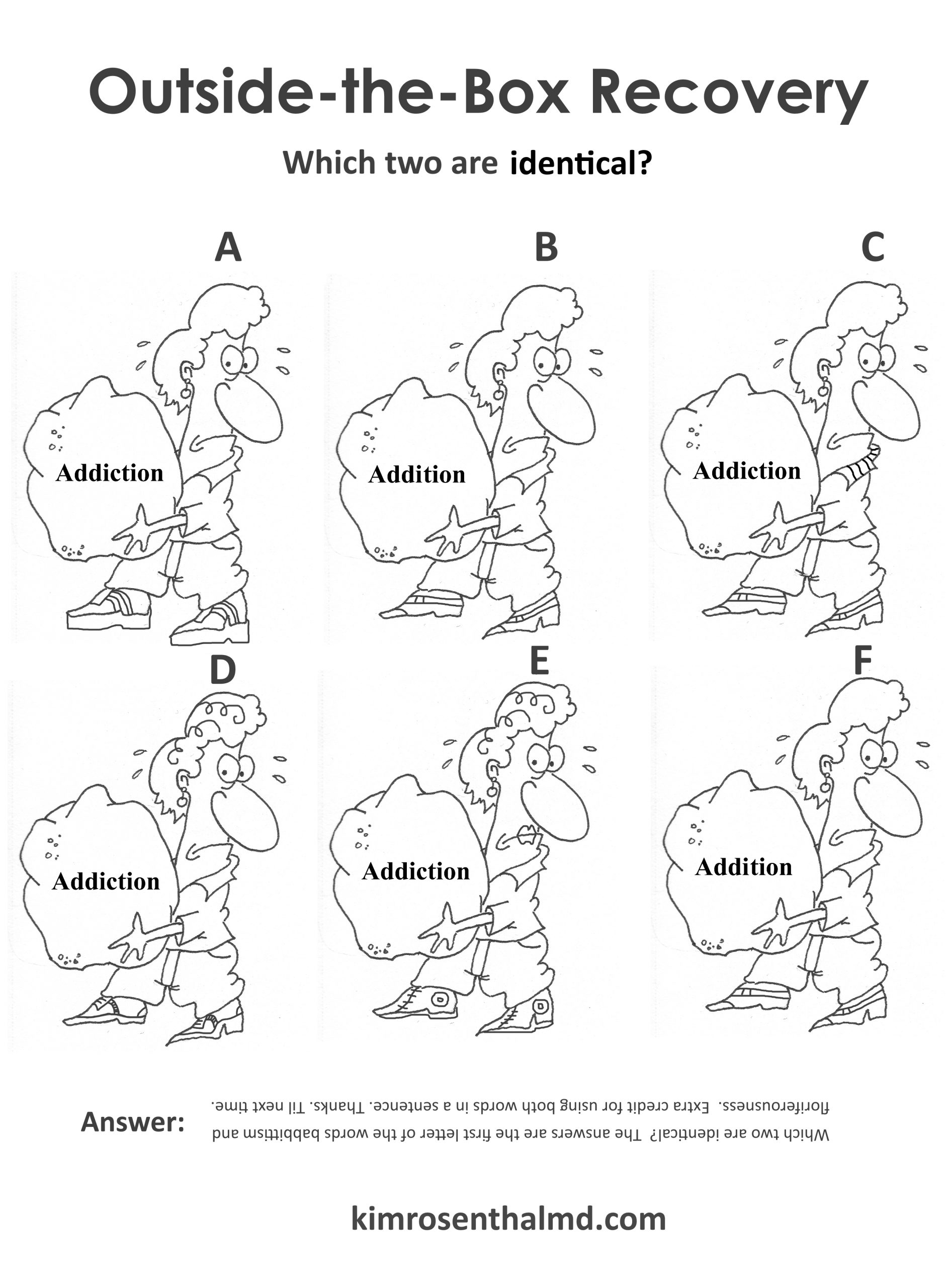 Recovery Crossword Puzzles Printable