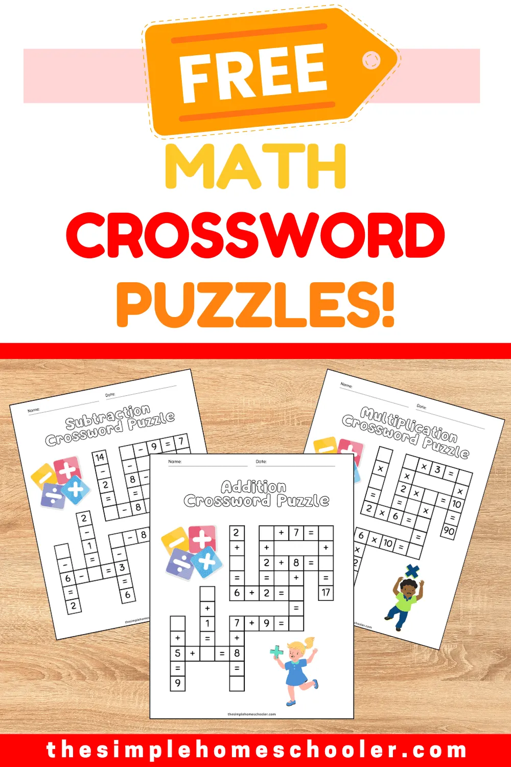 Free Marvelous Math Crossword Puzzle Printables The Simple Homeschooler Free Marvelous Math Crossword Puzzle Printables The Simple Homeschooler