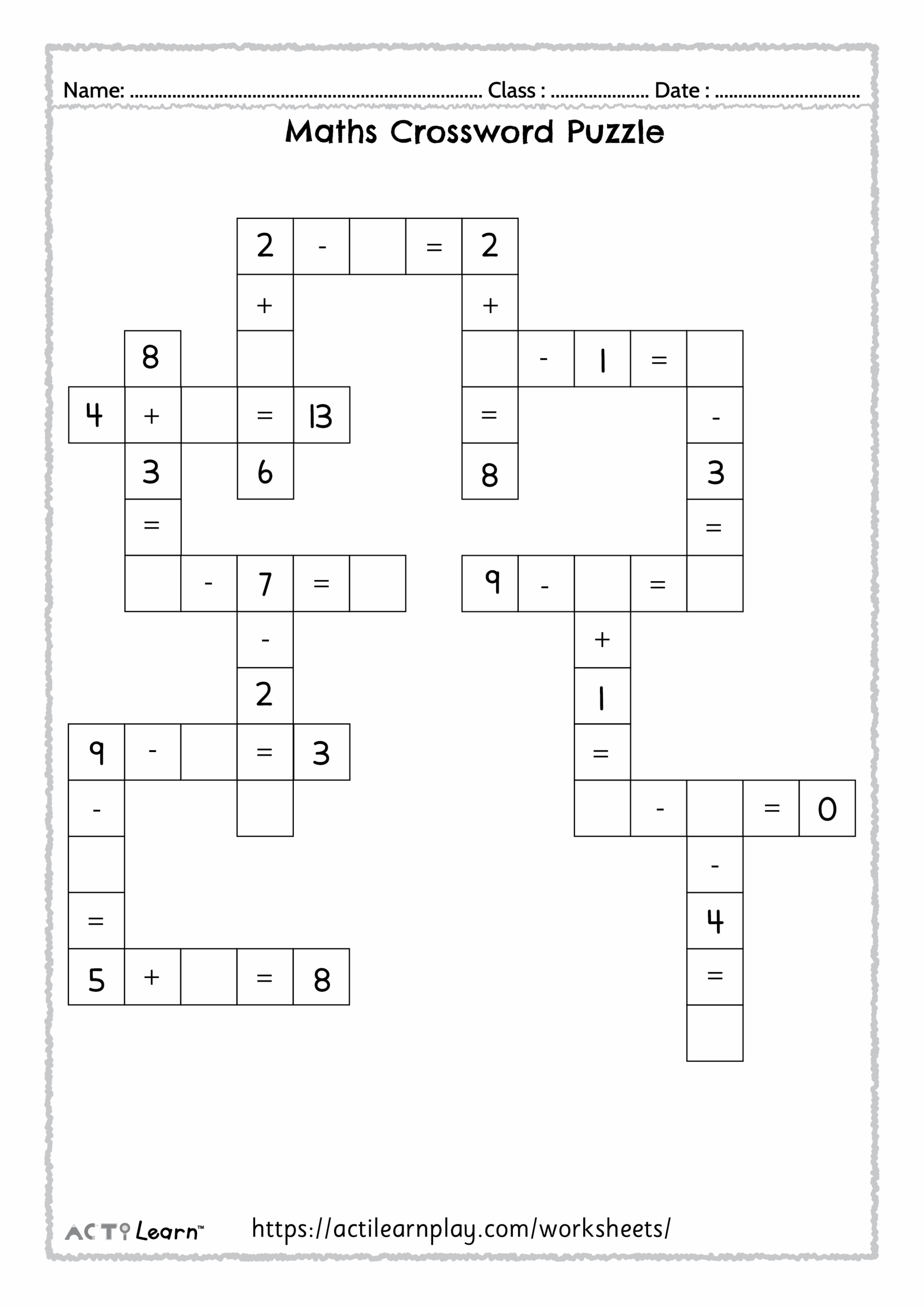 Printable 10th Grade Crossword Puzzles Printable 10th Grade Crossword Puzzles
