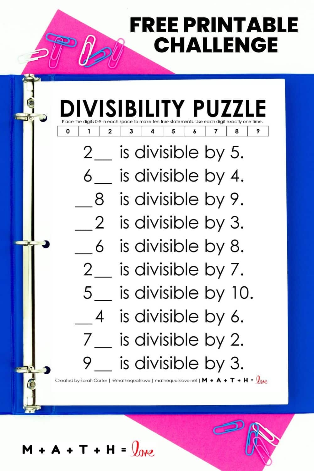 Free Printable Math Puzzles For The Classroom FREE PDFs  Free Printable Math Puzzles For The Classroom FREE PDFs