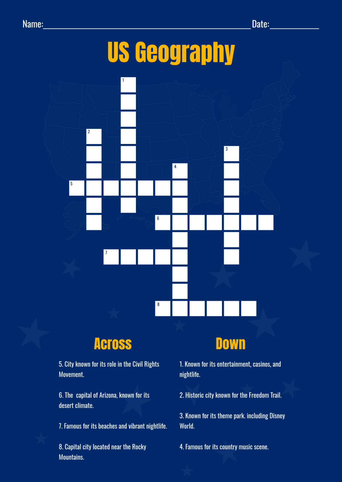 Printable Online Crossword Puzzles