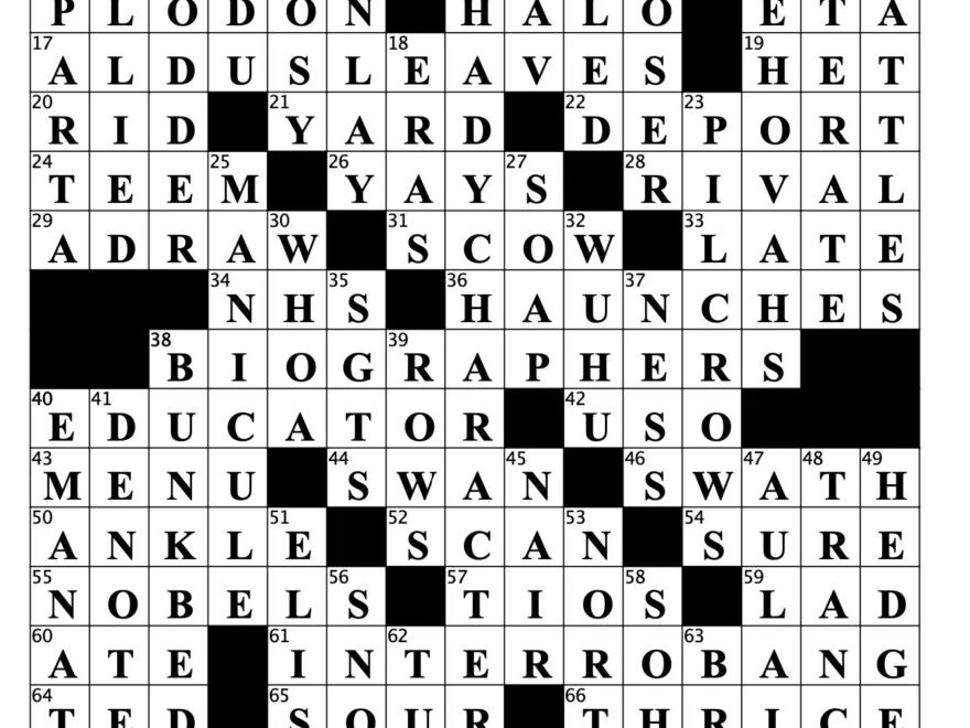 Full Sized 15x15 Customized Printable Crossword Puzzle Etsy