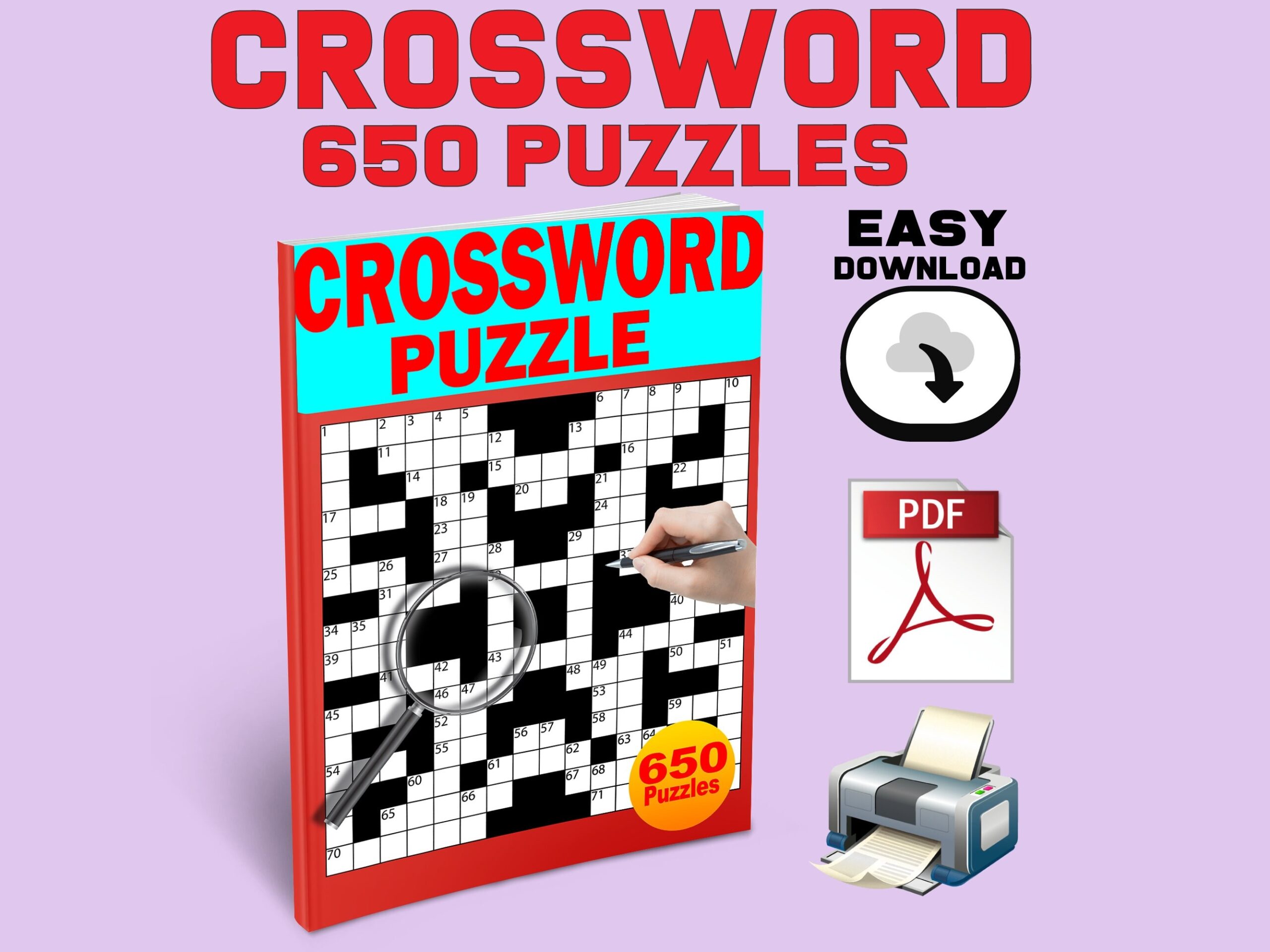 Fun Crossword Etsy