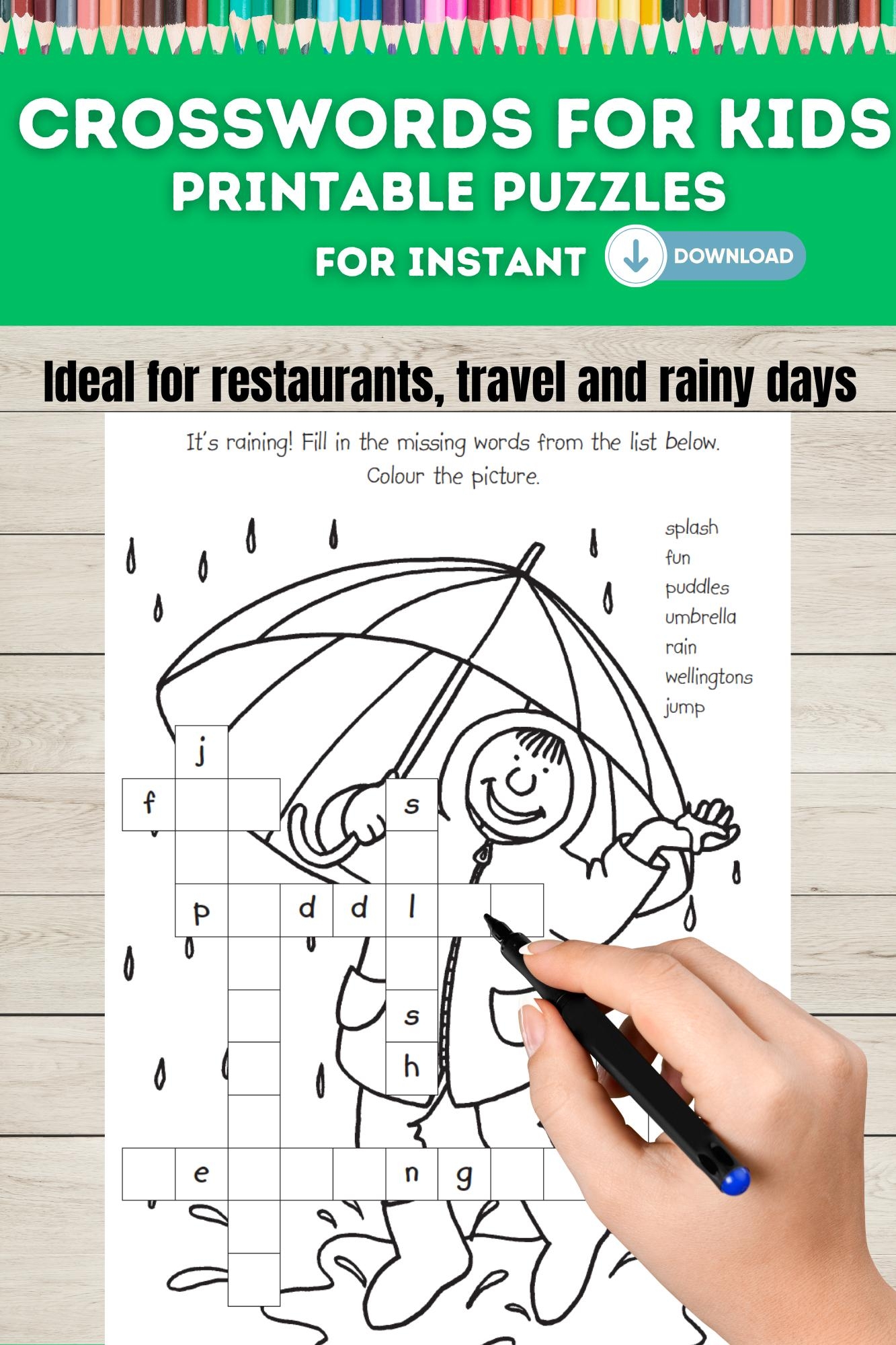 Printable Crosswords For Kida Printable Crosswords For Kida