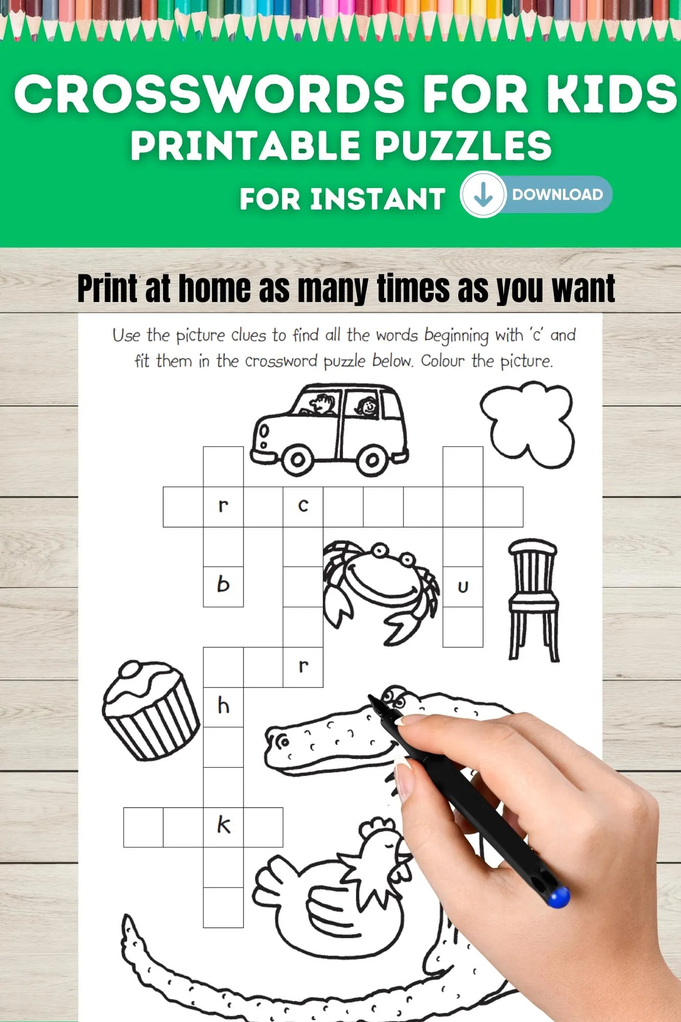 Fun Kids Crossword Puzzle Pages With Solutions Instant Download Printable Crossword Crossword For Kids Fun Crossword Etsy Fun Kids Crossword Puzzle Pages With Solutions Instant Download Printable Crossword Crossword For Kids Fun Crossword Etsy