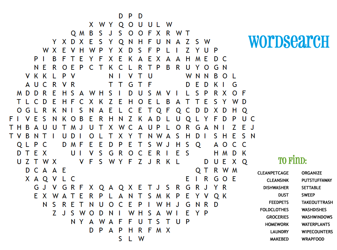 Printable Word Searches And Crosswords Printable Word Searches And Crosswords