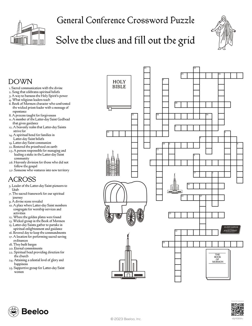 General Conference Crossword Puzzle Beeloo Printable Crafts And Activities For Kids General Conference Crossword Puzzle Beeloo Printable Crafts And Activities For Kids