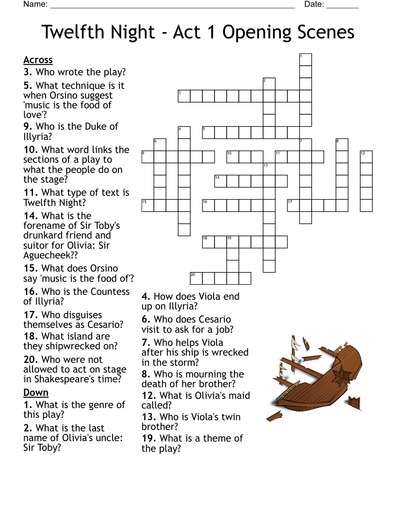 Gilligan s Island Crossword WordMint