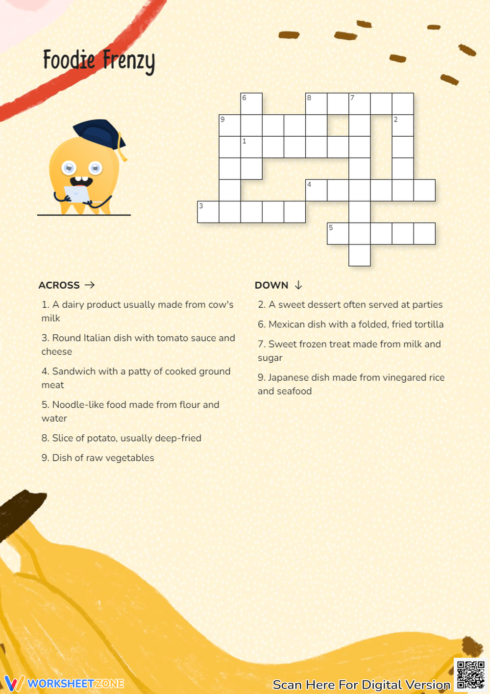 Printable Crossword Puzzles For 3rd Graders